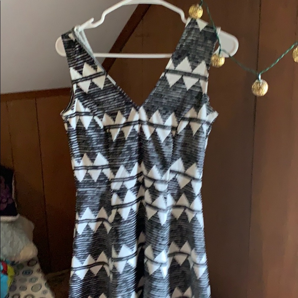 Black and white dress